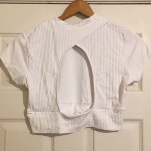 Victoria’s Secret sports top.